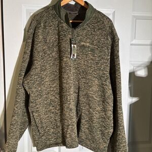 Eddie Bauer Men's  sweater fleece 1/4 zip 3XL Classic Fit, Camping, Hunting Coat